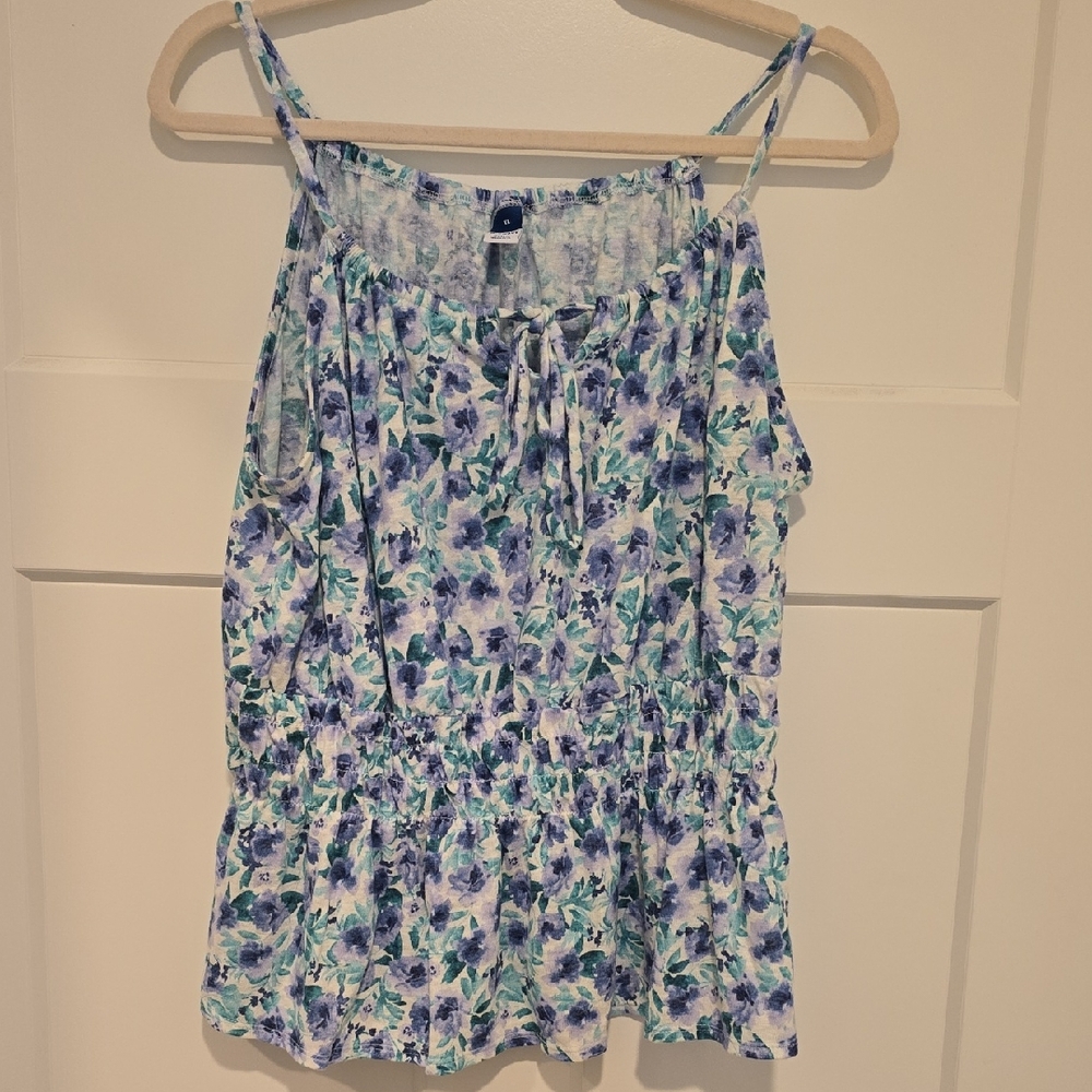 Old Navy Floral Camisole in Blue and Purple